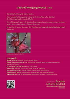Gesichts-Reinigung+Maske/Tonikum