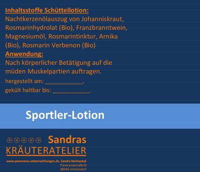 Sportlerlotion